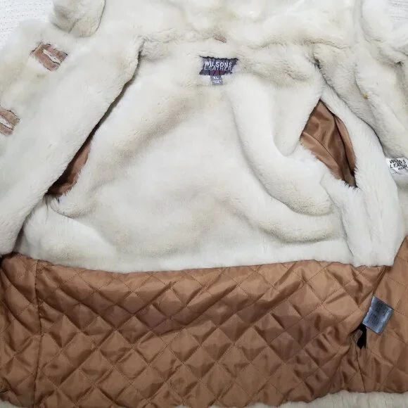 Wilsons Leather Kids suede jacket tan size XL - Picture 8 of 10